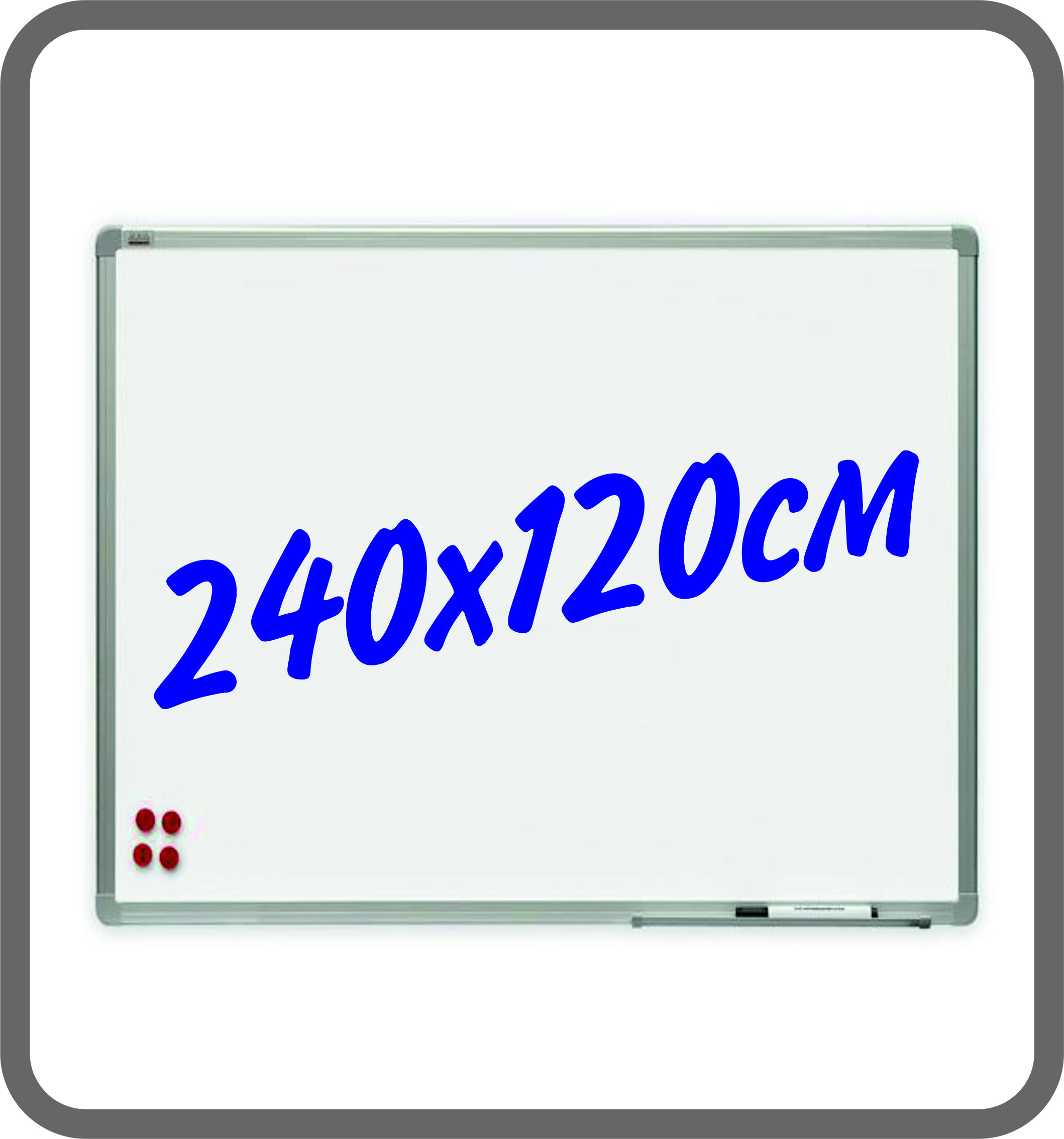 Доска магнитно-маркерная 240х120
